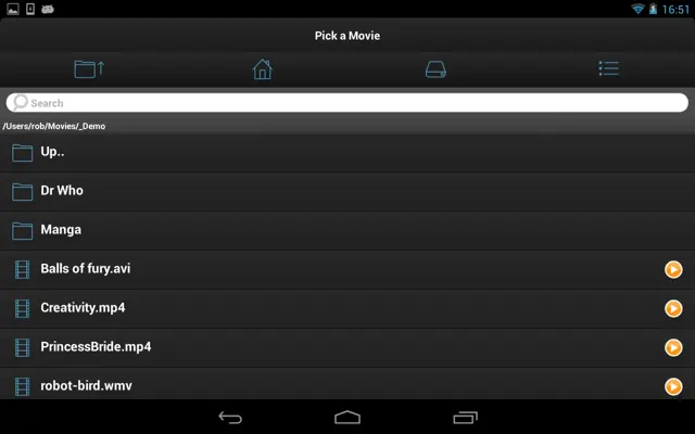 VLC Streamer Free android App screenshot 2